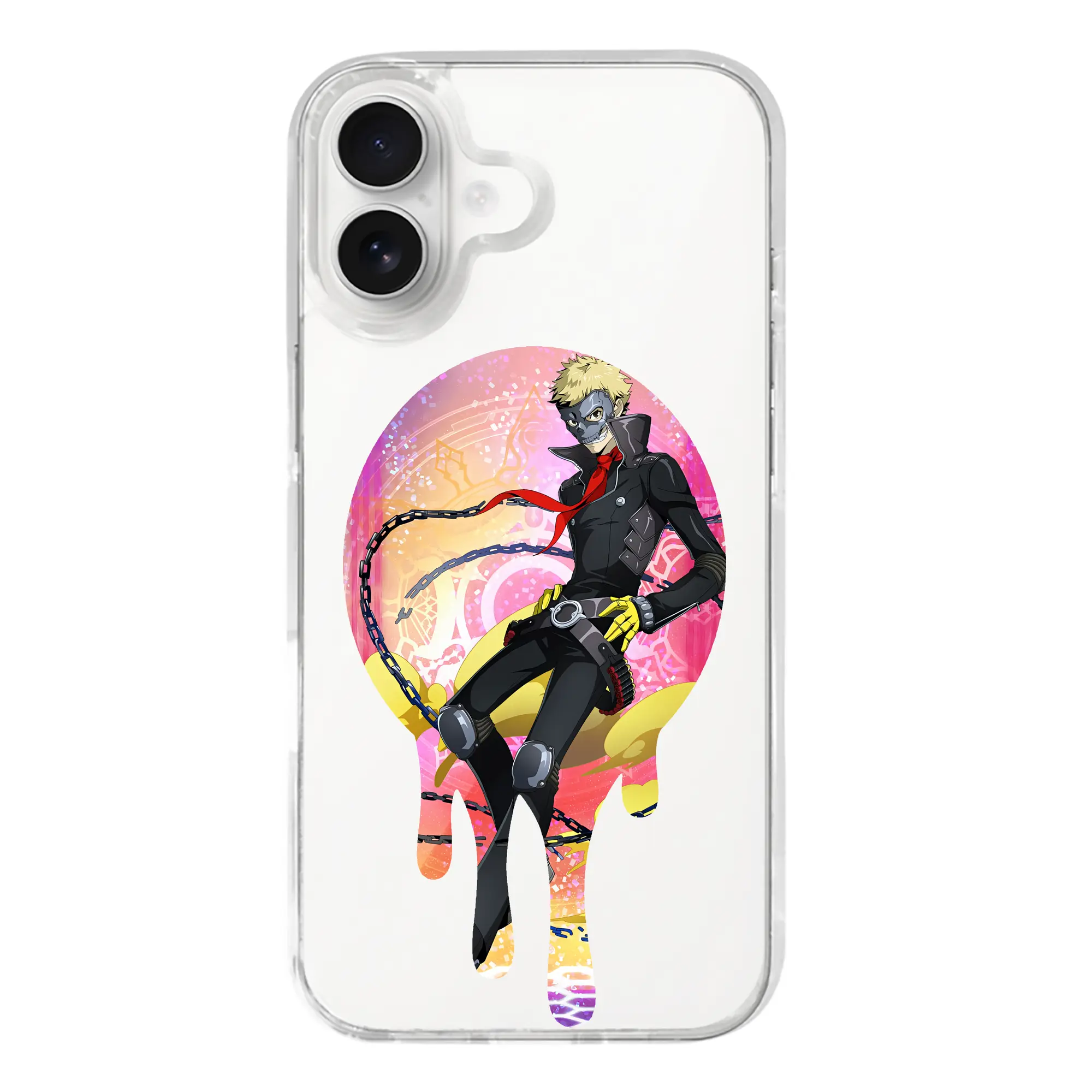 ペルソナ グッズ,坂本竜司 - iPhone 17シリーズ 透明スマホケース – 薄型・耐衝撃・精密フィット保護カバー